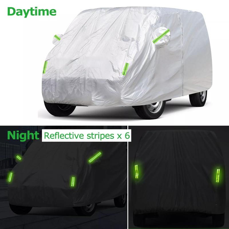 1pcs Car Cover For VW Transporter T3 T4 T5 T6 Outdoor Protection Full Exterior Waterproof Sun Snow UV Cover Car Accessroies