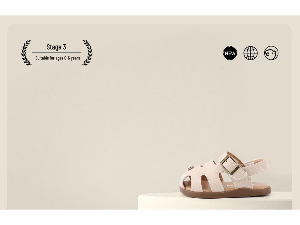 Мягкие туфельки-принцессы для малышей - Стильные закрытые сандалии для первых шагов (1 год)