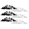 COOLHIYA 6 Pcs Mountains Sunset Design Car Sticker Car Decal Car Auto
