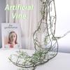 Flexible Fake Hanging Ivy Plants Evergreen Climbing Rattan Branches Ornamental Vines  Landscaping