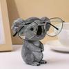Koala Glasses Holder Eyeglass Display Stand Resin Animal Figurine Statue Desktop Decoration Non-slip Sunglasses Eyewear Show Rack