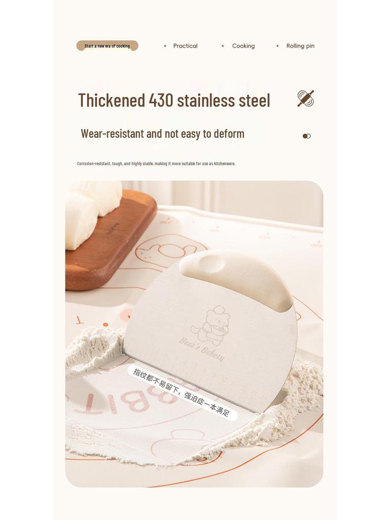 Утолщенная скалка из нержавеющей стали 316 для раскатки теста на пельмени