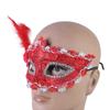 Masquerade Mask Wedding Carnival Party Performance Costumes Sex Lady Lace Mask Venice Feather Sexy Halloween Mask Gift