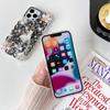 Чехол для мобильного телефона Apple 17Pro iPhone 15/14/Xr с жемчужным ремешком, роскошный чехол со стразами