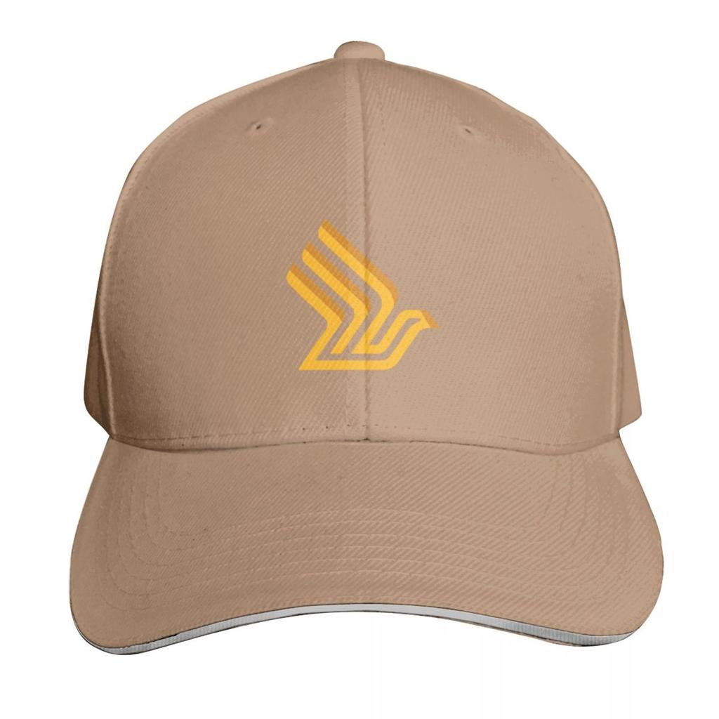 Singapore Airlines Logo Baseball Cap Quick Dry Performance Cotton Twill Breathable Contrast Two Tone Brim
