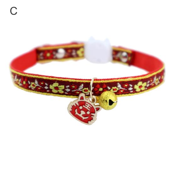 Ошейник для котенка, долговечный кулон с замком, декоративные регулируемые отрывные ошейники для домашних животных, кошек, собак