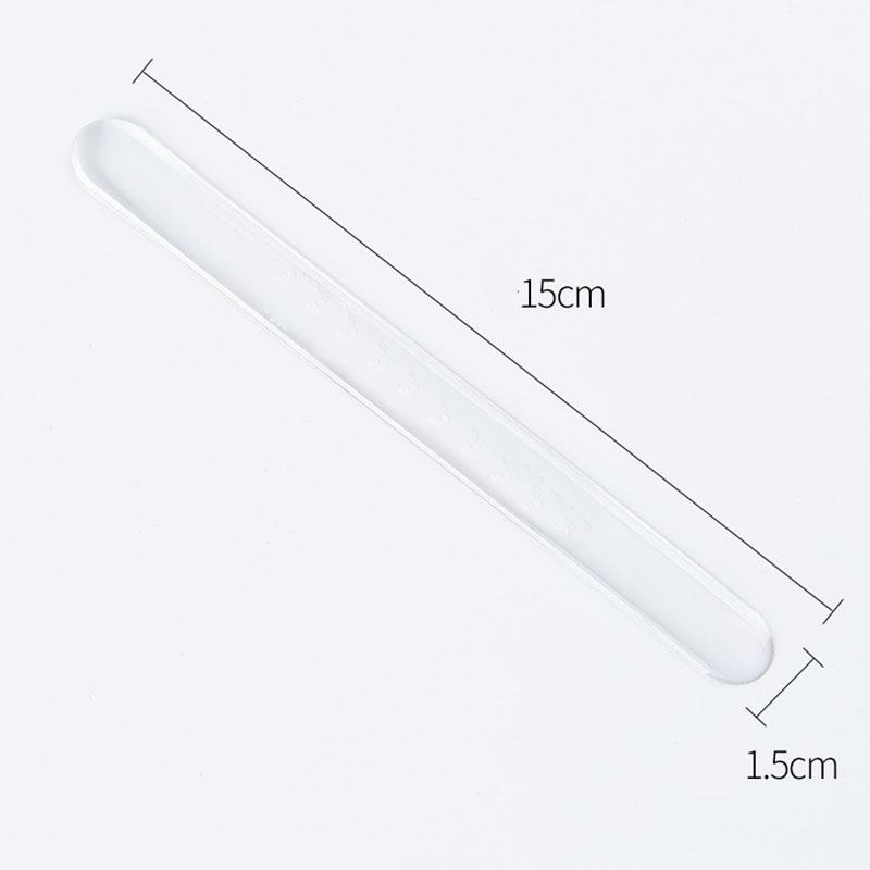 Car Door Edge Guard Transparent Anti-Collision Strips Rubber Stickers Edge Protection Guards Rear View Mirror Protective Strip Interior Mirrors 6