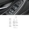 Car Door Window Switch Lifter Buttons Covers Trim For BMW 5 Series F10 F18 2011-2017 X3 X4 X5 X6 2011-2018 Left Hand Drive
