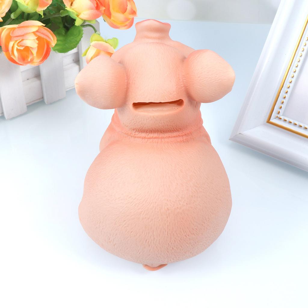 Piggy Bank Resin Coin Box Saving Pot Pig Shape Money Box Bedroom Decor Birthday Gift Size S Piggy Bank Saving Pot