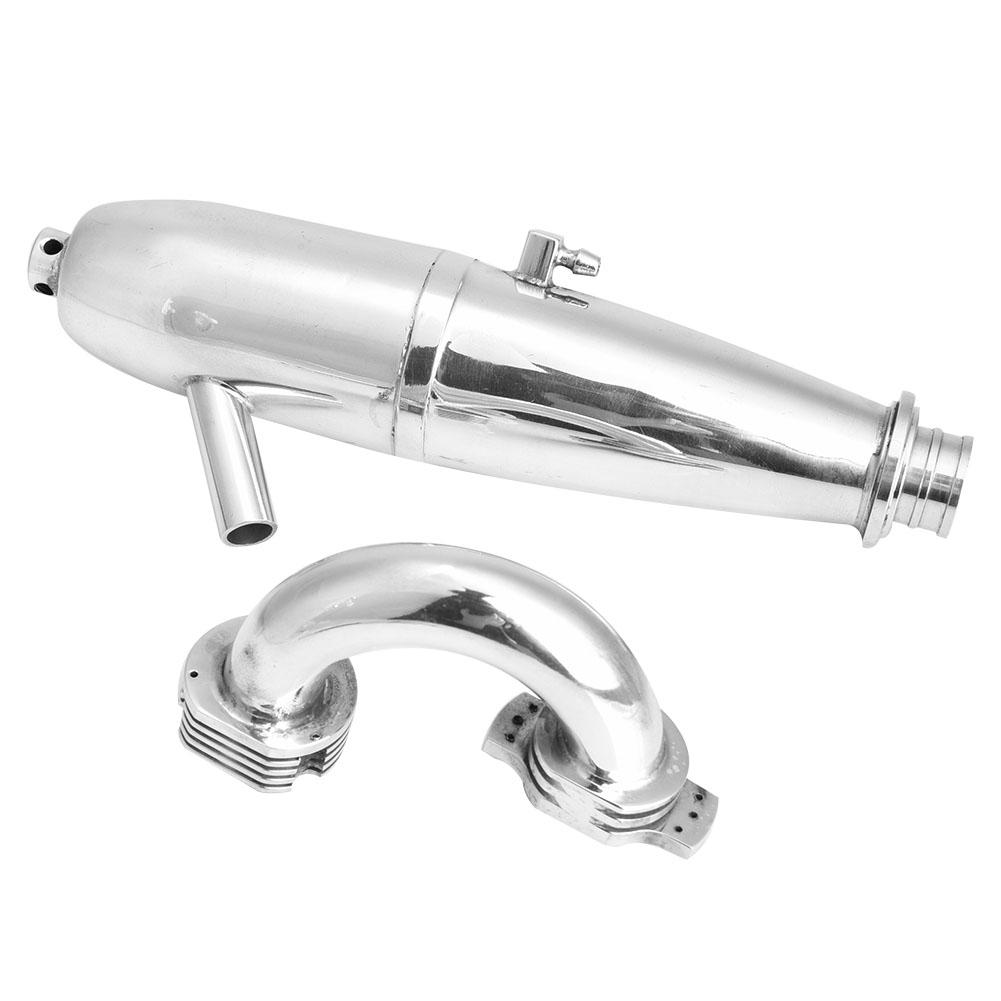 Dual Exhaust Joint Tube for HSP Redcat 1 8 RC Car for SH GO 21 28CXP Engine