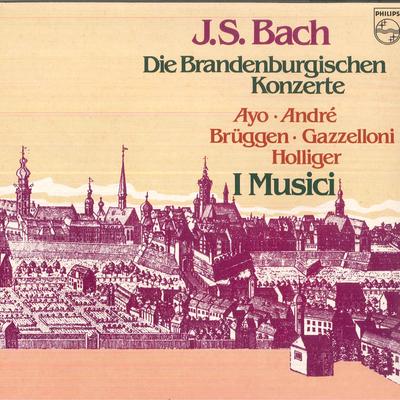 Виниловая пластинка I MUSICI  Бах Бранденбургские концерты 65987678 PHILIPS Германия Классика Б/у