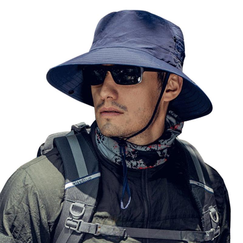 Мужская дышащая шапка с защитой от ультрафиолета для рыбалки и походов