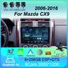 Автомагнитола Android 14 Carplay Auto Для Mazda CX9 CX-9 TB 2006 2007 2008 2009 2010 2016 Мультимедийный плеер Видео Стерео WIFI+4G DSP