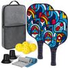 Ракетка и мяч для пиклбола из углеродного волокна, подарочный набор для занятий спортом на открытом воздухе