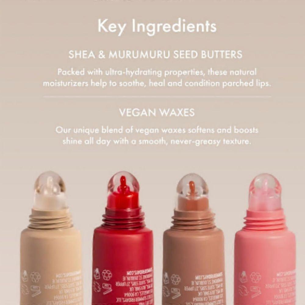 Набор tinted lip butter balm Summer Fridays - Увлажняющий веганский бальзам для губ для мгновенного увлажнения, блеска и питания - Смягчающее и успокаивающее средство для ухода за кожей губ