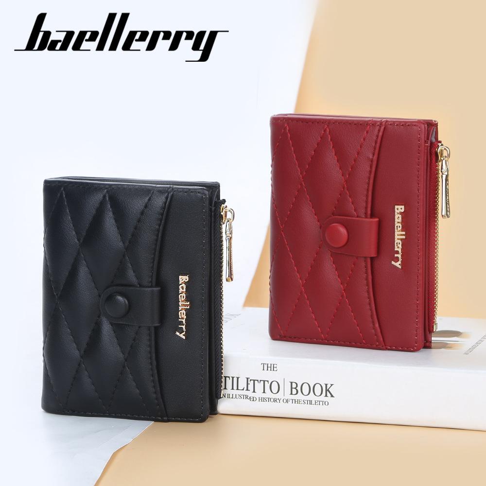 Baellerry модные женские короткие кошельки из искусственной кожи двойной кошелек держатель для карт портмоне