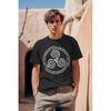 Triskelion Or Triskele Celtic Symbol Of Eternal Movement T-Shirt Tee Unisex For Man Gift Cottoned Sleepcoat Nightwear
