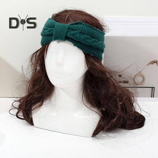 Зимняя флисовая повязка на голову, однотонная, с перекрученной текстурой, утолщенная, теплая, эластичная, удобная, вязаная, утепленная повязка на голову