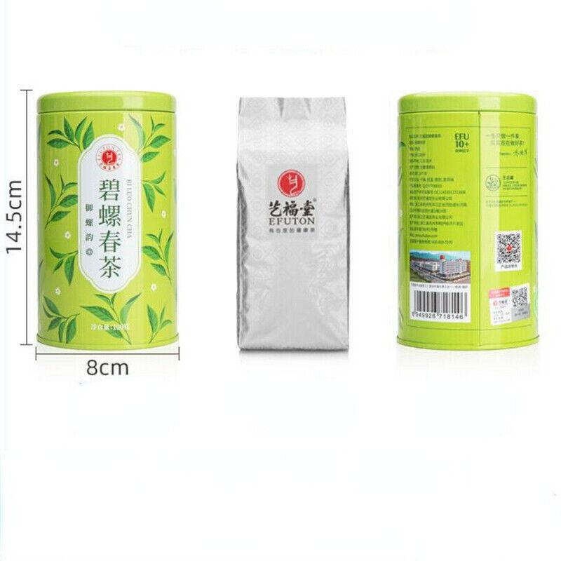 Ароматный зеленый чай Biluochun Консервированный чай Bi Luo Chun, китайский особый чай