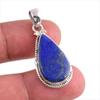 Natural Lapis Lazuli Gemstone Handmade 925 Solid Silver Gift Pendant 1.50" O8j48