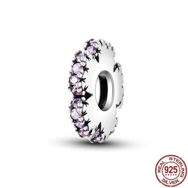 Новый из 925 серебряных бусин, подходящий для браслета, подвески, ювелирные изделия своими руками для женщин, подарок