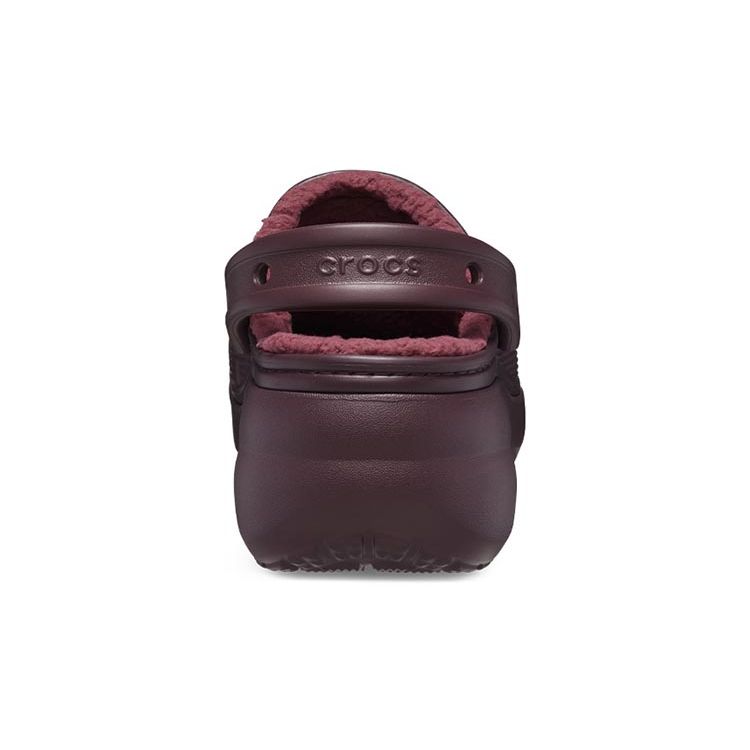 Crocs EVA Классические Теплые Хлопковые Клоги Облако Женская Обувь Глубокая Вишня 207938-6WD