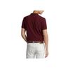 Polo Ralph Lauren Solid Logo Straight Fit Polo Shirt Men tops Borgundy 710534735-343