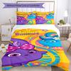 3pcs Sunny Bunnies Bedding Set Duvet Cover Closure Includes 1 Duvet Cover & 2 Pillowcases, Soft and Comfortable for All Seasons.