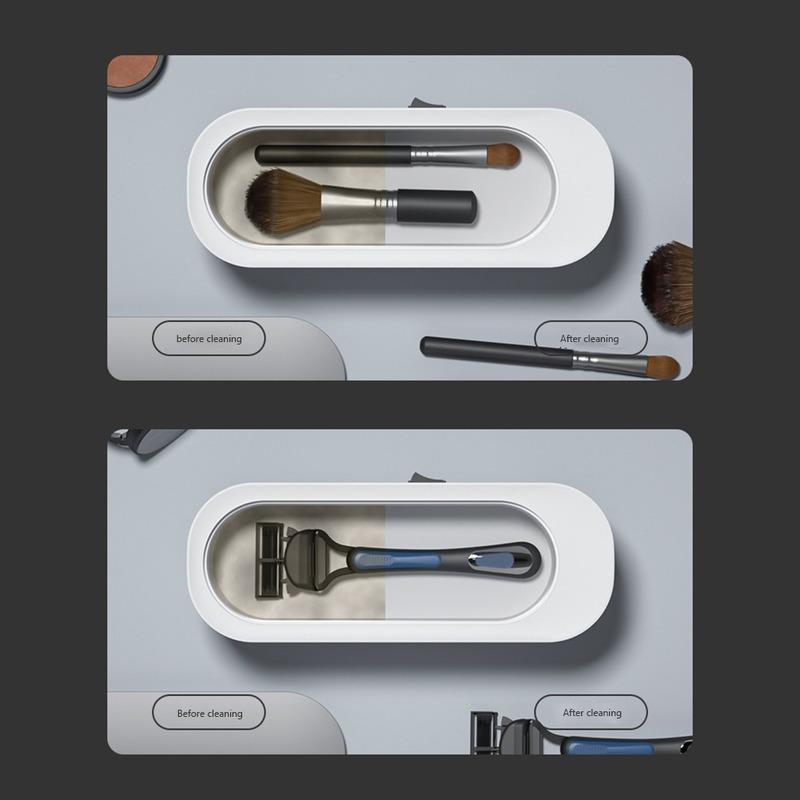 Ультразвуковая чистящая машина Высокочастотная вибрация Ультразвуковое очищающее средство для мытья часов Очиститель для ювелирных изделий и очков