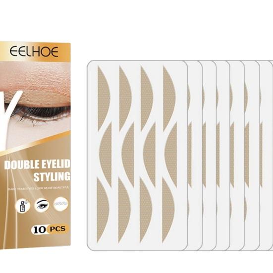 1 комплект, натуральная лента для двойного века, супер липкая, долговечная, невидимая наклейка для век, дышащая, без клея, подтяжка век, косметические наклейки, полоски