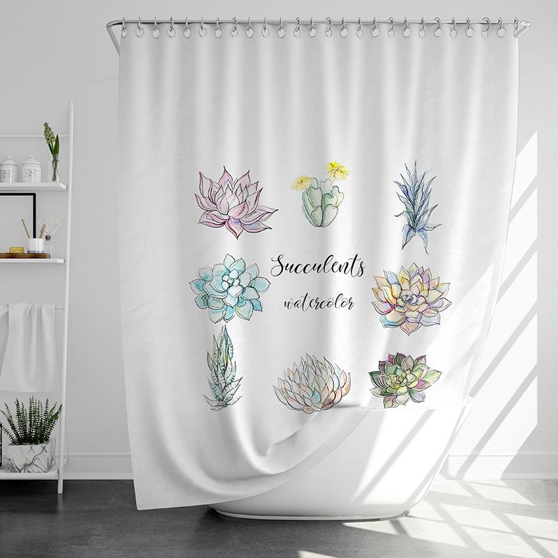 Утолщенная водонепроницаемая занавеска для ванной комнаты, устойчивая к плесени, занавеска для душа, занавеска для душевой перегородки, занавеска для душа, занавеска для ванной комнаты, бесплатная перфорация