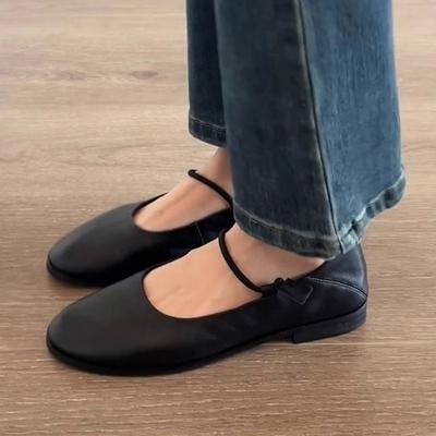 Модная дышащая обувь с круглым носком, универсальные балетки с мелким вырезом, повседневные женские кроссовки, женские балетки 2025, теннисные, ретро, балетные, для отдыха, Мэри Джейн