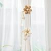 1PC Magnetic Buckle Curtain Buckle Clip Fashion Simulation Pearl Clasp Flower Shape Window Curtain Buckles Curtain Tieback Home Decor