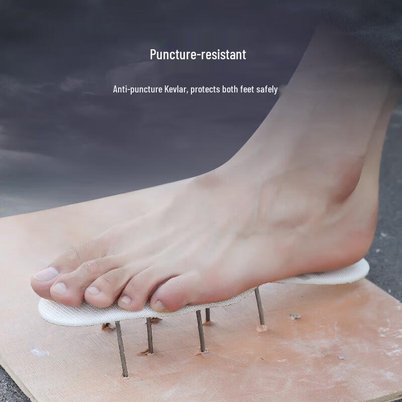 FOOTOPPO Мужские рабочие стельки из кевлара с защитой от проколов