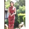New Chinese sleeveless cheongsam 1011 new women's summer improved young temperament dress can be worn every day
