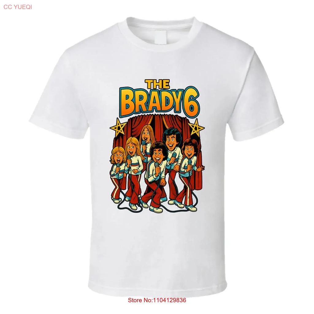 The Brady 6 Bunch Variety Hour Fictional Band Caricature Fan T Shirt Vintage Stretched Breathable Versatile Graphic