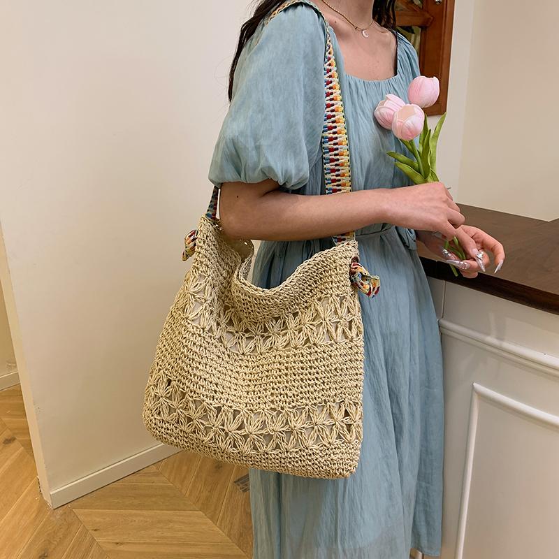 Соломенная сумка женская сумка через плечо для поездок на работу пляжная сумка