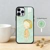 Cute Y-Yoshitomo Nara Phone Case For iPhone 17/16/15/14/13/12/Plus/Pro/Max for Magnetic Wireless Charging