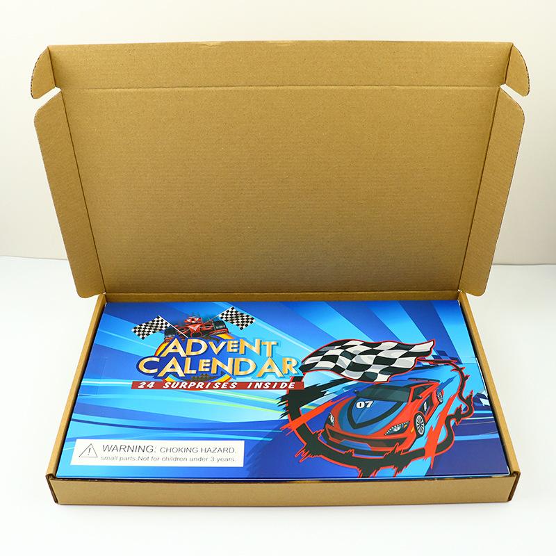 24 Racing Car Christmas Calendar, 24 Styles Of Christmas Countdown Gifts