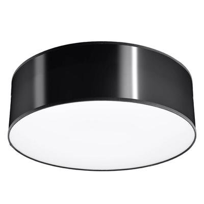 Round Ceiling Lamp, Black, Ø25, ARENA, 1xE27, 15W, SL.0127, Sollux Lighting