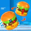 Fun And Colorful Burger Cube Fidget Spinner Toy For Kids With Stress Relief Features