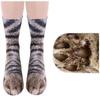 Unisex Adult 3D Print Animal Paw Socks Cotton Thermal Calf Socks Creative Novelty Stocking