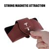 CRWOQ1 1/2Pcs Car Glasses Clip Sun Visor Sunglasses Leather Storage Case For Tesla Model 3 Y S X Roadster Cybertruck Juguete SpaceX