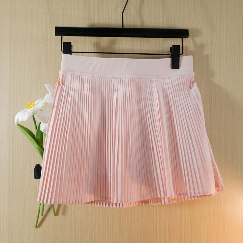 Womens Pleated Tennis Skort With Built-in Shorts Running Yoga Fitness Workout 2025