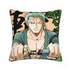 Luffy Anime  Zoro  Square Pillow Case Anime   Cushion Covers Funny Polyester Decorative Throw Pillow Case Cover for Living Room