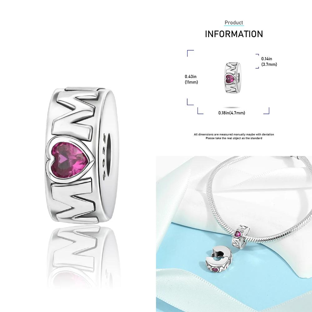 Медный Шарм-Подвеска в Форме Сердца Любовь Дом Матери Семья Подходит для Браслета Ювелирные Изделия Ручной Работы DIY Подарки