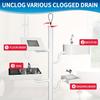 Suitable for Bathroom Sinks, Bathtubs and Shower Drains, for Unclogging Sinks and Cleaning Hair from Toilet