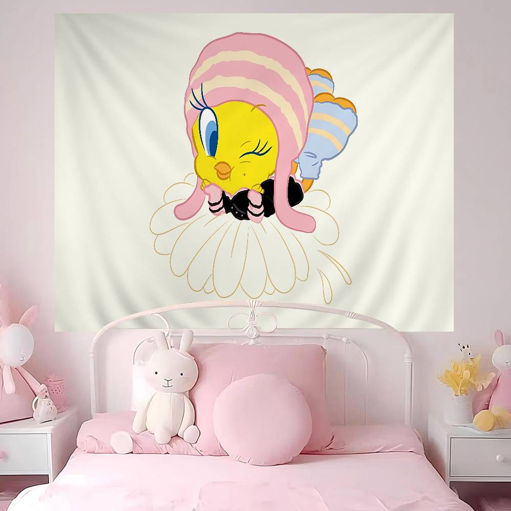 Cartoon Cute Bird DIY Wall Tapestry for Living Room Home Dorm Decor Wall Art Decor