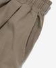 CARGOBROS Linen-Like Pintuck Wide Shorts (Khaki)