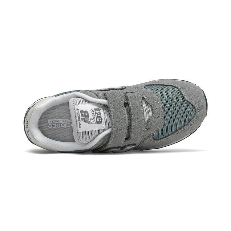 New Balance NB 574 Амортизация, Износостойкие Низкие Детские Беговые Кроссовки Серо-Синие Для Детей Возрастом 3-7 Лет PV574BA1